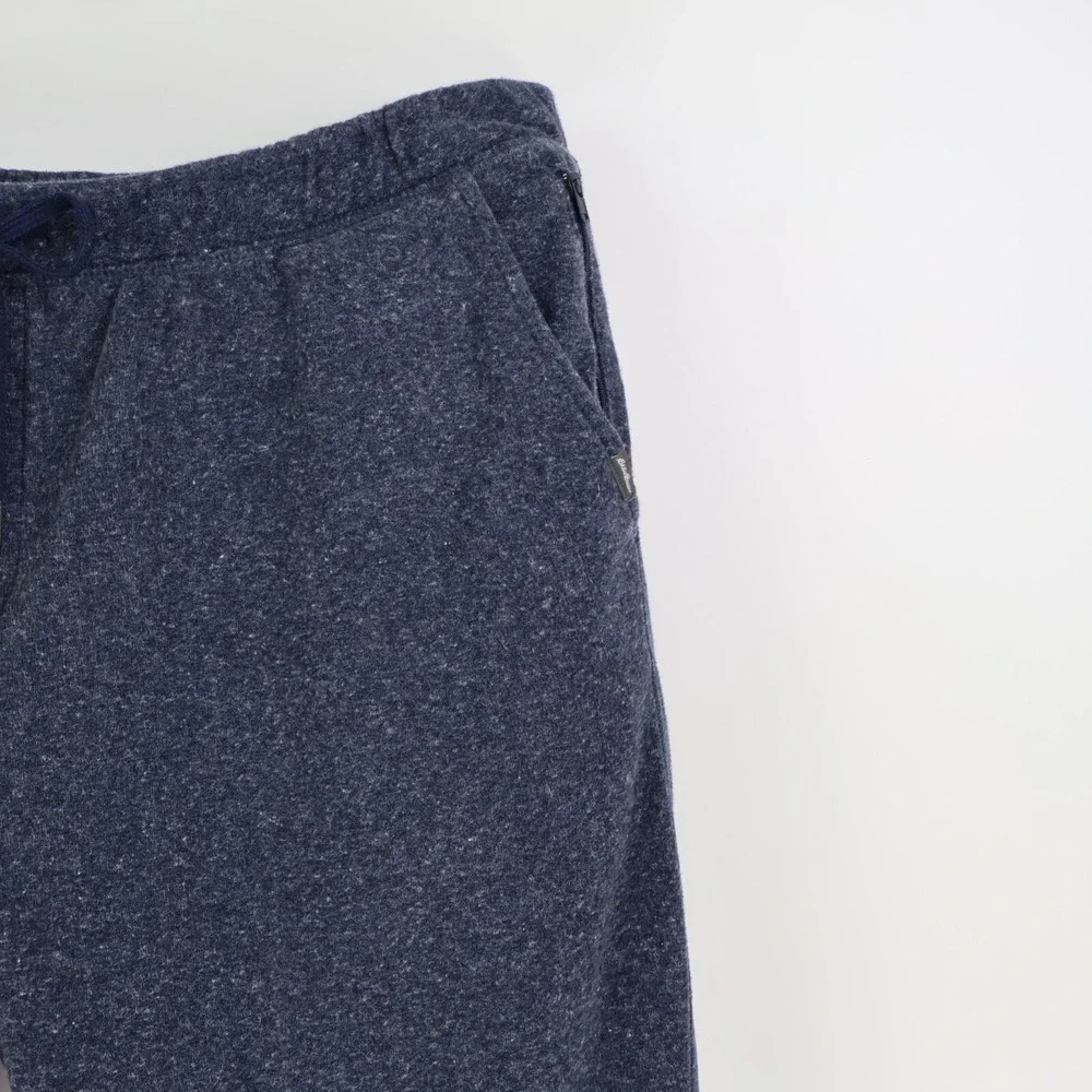 Eddie Bauer Lounge Sweatpants Mens 2XL Blue Heathered Stretch Pockets Drawstring